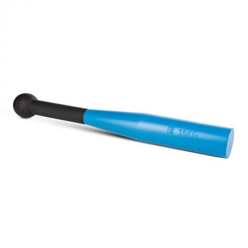 Capital Sports Bludgeon Clubbell, čierna/modrá, clubbell kužeľ, oceľ, 15 kg