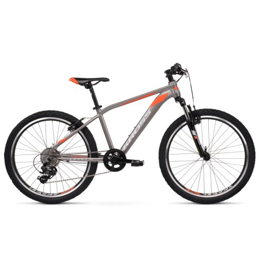 Kross Level JR 2.0 24" - model 2020 grafitová/oranžová - 14"