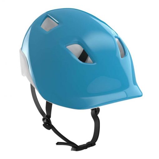 BTWIN Detská Cykloprilba 100 Modrá