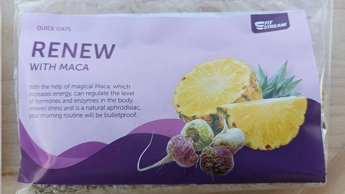 FitStream Quick Oats 5 – 5 kusov balíčkov raňajkovej kaše - recenzia